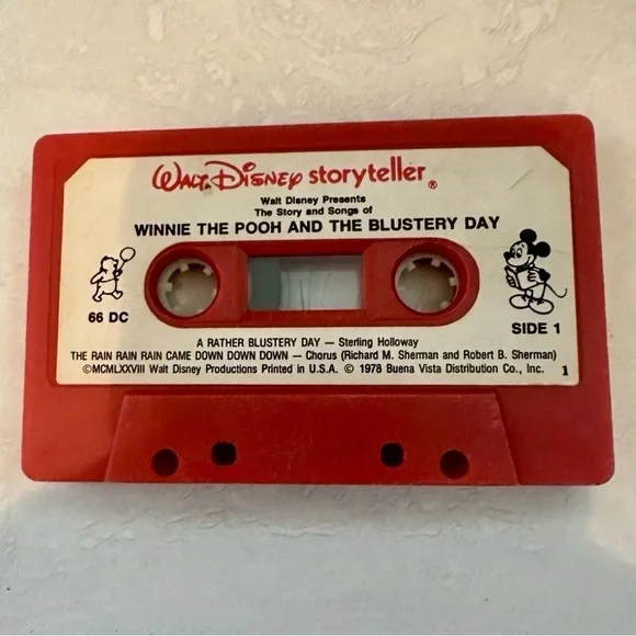 Disney Story Tellers Books and Cassette Cinderella Winnie The Pooh - Picture 3 of 4